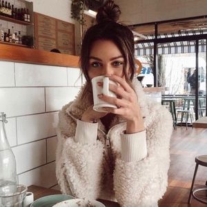 Zara faux shearling fall jacket